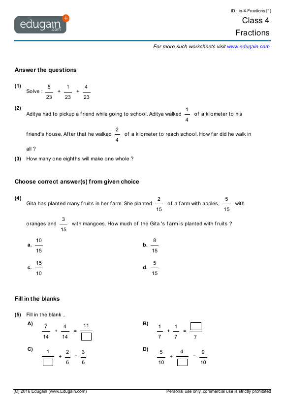 Standard 4 Mathematics Exercise Malaysia Pdf